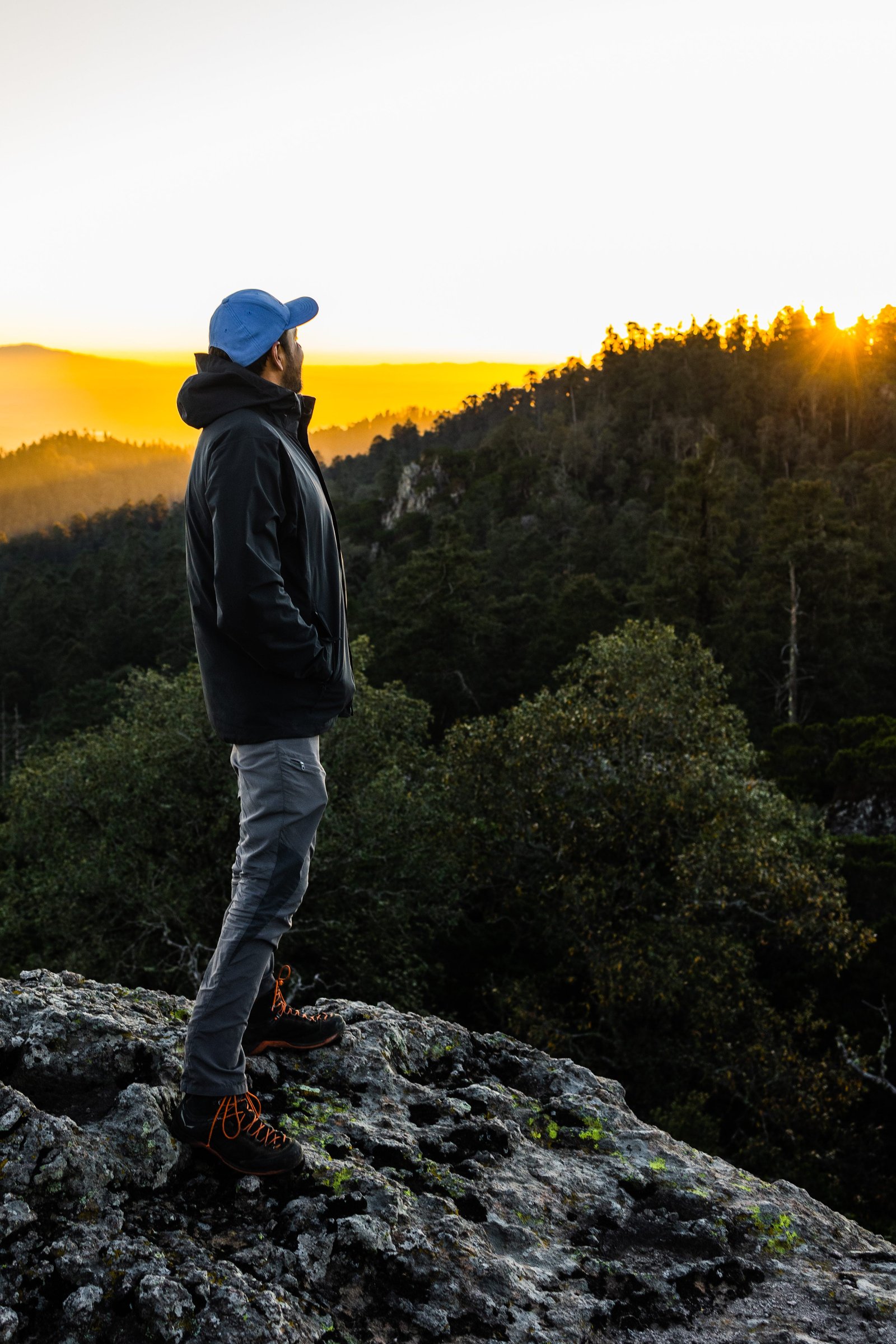 Amanecer y campamento en Hidalgo